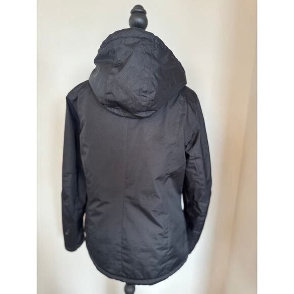 Gerry Women Hood Coat Black Pink Ultra Warm Stylish - M - Picture 2 of 3